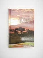 Biblia de las Buenas Nuevas con las Palabras de Cristo en Rojo, Tapa Dura Cosida, Papel Offset Estampado en Caliente, Impresión Digital