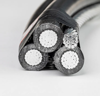 Selbsttragende Gedrehte Überkopf-Isolierte Kabel 3*120+70+16 mm² HDPE Aluminiumdraht LV-Luftkabel