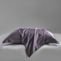 Taie d'oreiller 48*74cm Standard Écologique Unie Couleurs Vives en Fibre de Lyocell Housse de Coussin en Soie pour la Maison