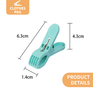 Mollette per Bucato in Plastica PP Colorate, Colori Vivaci Assortiti, Presa Forte per Appendere Vestiti in Lavanderia - Product Image 2