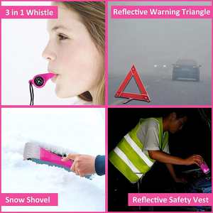 Kit d'urgence automobile, survie en plein air, sécurité routière, outils de réparation automobile - Product Image 3