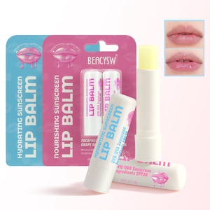 <span class=keywords><strong>Baume</strong></span> à lèvres SPF 30 - Pack de 2 - Hydratant à l'aloe vera et à la vitamine E - Vegan et sans cruauté - Protection des lèvres UVA/UVB - Product Image 1