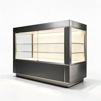 Vitrines optiques LED en verre sur mesure, conçues par des professionnels, pour lunettes de vue, qualité exceptionnelle et durabilité longue durée