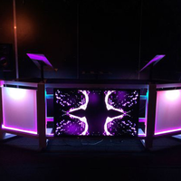 Meubles de scène DJ lumineux à LED décoratifs gonflables colorés, vente, 50 000 heures, réglables