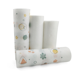 Toalla de cocina <span class=keywords><strong>lavable</strong></span> desechable con absorción de aceite y agua, <span class=keywords><strong>papel</strong></span> de cocina de etiqueta privada, fuerte y grueso, precio de fábrica - Product Image 2