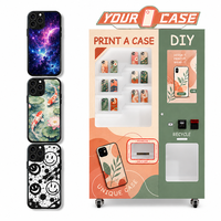 Distributeur automatique de coques de téléphone portable avec impression intégrée pour magasins et centres commerciaux