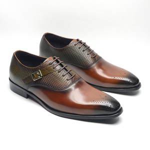 Nouvelles chaussures habillées décontractées multifonctionnelles pour hommes, dessus en cuir véritable, chaussures en cuir pour hommes, vente directe d'usine - Product Image 4