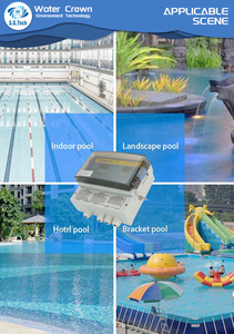 Système de contrôle de la qualité de l'eau de piscine S.G.Tech AC 100-240V, équipement d'entretien de piscine en plastique haute efficacité - Product Image 5