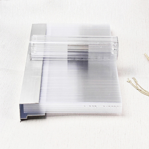 <span class=keywords><strong>Plaque</strong></span> alvéolaire en <span class=keywords><strong>polycarbonate</strong></span> multicouche personnalisée de 10 mm et 12 mm avec revêtement UV moderne et durable, profil U, pour système de toiture d'hôtel - Product Image 2