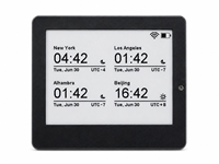 Kylendar Mini 4.2 "E-Paper Smart Calendrier PC Carte Sélection WiFi Synchronisation Météo Horloge À Faire Nouvelles Finance Bureau Tableau de Bord Affichage