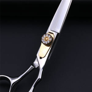 Tijeras de peluquería personalizables de 6 pulgadas, planas y de entresacar, de acero inoxidable, para uso estético, para diestros - Product Image 4