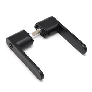 Cerradura de Puerta Minimalista Ecológica de Acero para Dormitorio, con Llave, para Uso en Hoteles y Apartamentos, Diseño Magnético Silencioso Moderno en Negro/Blanco/Gris, Fácil de Instalar - Product Image 4