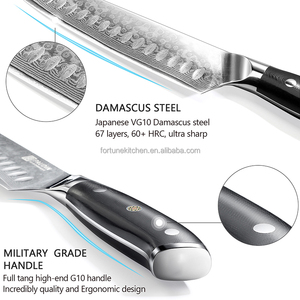 7 pollici 67 strato damasco cucina cuoco Set taglio taglio professionale Santoku <span class=keywords><strong>coltello</strong></span> da cucina giapponese Santoku <span class=keywords><strong>coltello</strong></span> da cuoco - Product Image 4