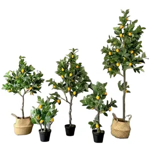 fiberglass lemon tree large simulation lemon tree with fruit outdoor artificial fruit tree studio shooting props landscape