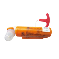 Lumière LED activée par l'eau pour gilet de sauvetage, homologuée SOLAS, lumière stroboscopique de sécurité marine, matériau polyimide pour gilet de sauvetage d'urgence