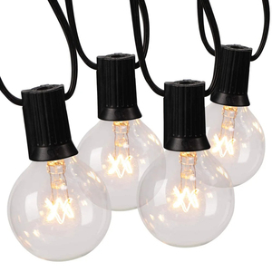 Vente chaude En Plein Air G40 Led Arrière-Cour Partie Patio Décoratif Guirlande De Mariage Edison Ampoule De Noël Guirlande Lumineuse - Product Image 3