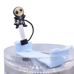 DD3126 Skull Tips Dust Plug Topper 10mm Party Decorar Cup <span class=keywords><strong>Bar</strong></span> Accesorios Hallows Day Tumbler Straw Dust Covers Cap - Product Image 4