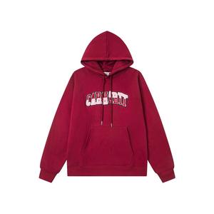 Sudadera <span class=keywords><strong>con</strong></span> <span class=keywords><strong>Capucha</strong></span> Bordada <span class=keywords><strong>con</strong></span> Letras Universitarias de Moda |   Suéter Holgado de Tela de Rizo |   Sudadera Casual Estilo <span class=keywords><strong>Carhartt</strong></span> para Hombre y Mujer - Product Image 5