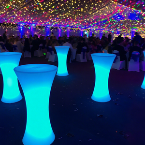 Mesa LED impermeable para exteriores, hogar, Bar, jardín, parque, luminosa, diseño de cintura pequeña, mesa de cóctel con luz Led - Product Image 6