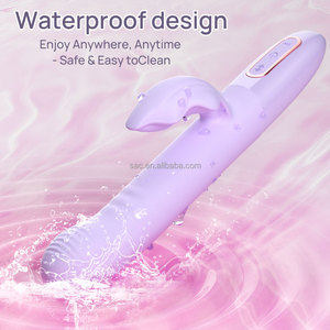 Sacknove פנימי טלסקופי מסתובב מין צעצוע יד wand massager 10 מהירות ריטוט חשמלי רוטט גירוי נקודה ויברטור - Product Image 5