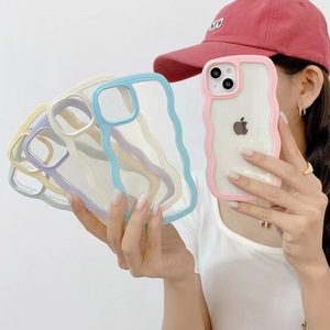 เคสโทรศัพท์ขอบหยักขอบ TPU อะคริลิคสไตล์เกาหลีแฟนซี - Product Image 4