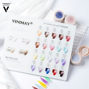 Gel à ongles Ombre Vinimay en pot avec coussin <span class=keywords><strong>d</strong></span>'air, gel de peinture Pat Pat, source <span class=keywords><strong>d</strong></span>'usine, vente en gros, deux styles, gel Pat Art avec outils - Product Image 1
