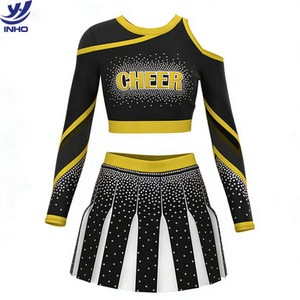 Nuevos Diseños 2026, Diseña Tus Propios Uniformes de Animadoras, Falda de Animadora para Adultos, <span class=keywords><strong>Compra</strong></span> Uniformes de Animadoras al por Mayor - Product Image 3
