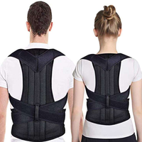 Correcteur de posture respirant pour le dos, soutien ajustable pour les épaules et le haut du dos