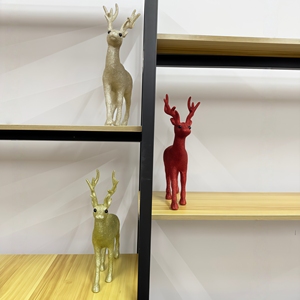 Mô hình tuần lộc Giáng sinh thủ công chắc chắn, hiện đại, thân thiện với môi trường, nhiều màu sắc, quà tặng lễ hội, đồ trang trí - Product Image 4