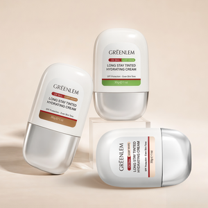 Crème hydratante éclaircissante Greenlem OEM/ODM avec collagène hydrolysé et hyaluronate de sodium pour peaux grasses - Utilisation de jour - Marque privée - Product Image 1