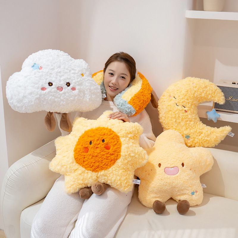 Almohada De Sofá Con Forma De Jamón De Peluche – Cojín Abrazable De 44 Cm, Suave Algodón PP, Decoración Divertida
