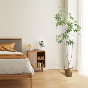 Commercio all'ingrosso della fabbrica di plastica albero decorazione per la casa artificiale di manioca albero pianta finta per la casa del giardino Hotel decorazione - Product Image 4