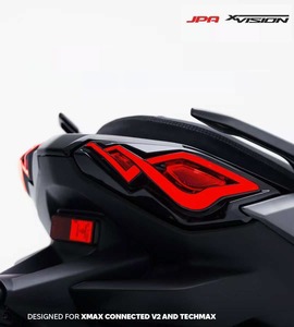 Feu arrière de freinage LED JPA pour YAMAHA XMAX 2023-2026 <span class=keywords><strong>avec</strong></span> <span class=keywords><strong>clignotants</strong></span> – Système d'éclairage LED pour moto – Vente en gros - Product Image 1