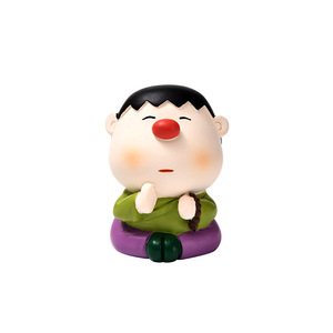 Fat Tiger Figurine Resin Cartoon Decor Home Office Desk Gift Artistic Sculpture - Product Image 5