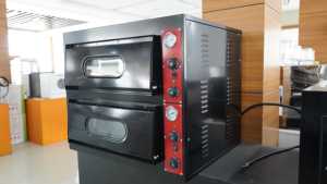Forno Elettrico Industriale Commerciale a Doppio Strato Integrato per Pizza in Acciaio Inossidabile, Macchina per Pane da Panificio JuanMing <span class=keywords><strong>PZ</strong></span>-02, 1 Anno di Garanzia - Product Image 3