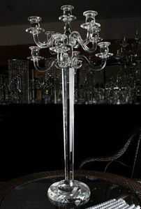 <strong>Large</strong> Crystal Centerpieces for Wedding Table Crystal Candelabra 9 Arms <strong>Candlesticks</strong> - Product Image 3