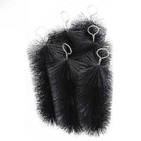 Outils d'aquaculture, filtre à brosse pour bassin à koïs, traitement des eaux usées, brosse biochimique en PET, brosse pour eaux de fond de bassin à poissons