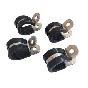 ตัวหนีบสายเคเบิลและสายยางแบบปรับได้ ทำจากสแตนเลส พร้อมห่วงยางรองรับแรงกระแทก ระบบวัดแบบเมตริก รับน้ำหนักได้ 1000 กิโลกรัม - Product Image 3