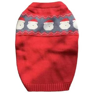 Handgewebter Weihnachtsmann-Halloween-Haustierpullover für Katzen, strapazierfähig, umweltfreundlich, Polyester, bequem, für den Außenbereich, Herbst/Winter - Product Image 2