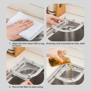 Kitchen Disposable Portable Filter <b>Sink</b> Net Filter <b>Strainer</b> Mesh for <b>Sink</b> Rack Sewer Triangular Outfall Drain <b>Strainer</b> - Product Image 5