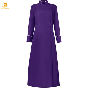 2025 chaud médiéval prêtre pasteur père Halloween Costume bref Style église chœur Robe catholique Cosplay église <span class=keywords><strong>Soutane</strong></span> adulte - Product Image 2