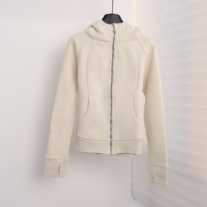 <span class=keywords><strong>Felpa</strong></span> con <span class=keywords><strong>Cappuccio</strong></span> e <span class=keywords><strong>Zip</strong></span> Lulu Original Label, Slim-fit, Ricamata, in Nylon/Cotone Felpato, Maniche Lunghe, Sportiva da <span class=keywords><strong>Donna</strong></span> - Product Image 2