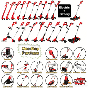 Débroussailleuse électrique professionnelle 550W multifonctionnelle avec tige télescopique <span class=keywords><strong>pour</strong></span> le désherbage des pelouses et jardins - Product Image 5