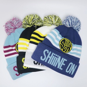 Bonnet en tricot personnalisé de haute qualité pour homme avec logo brodé, pompon et broderie 3D (motifs personnage/camouflage/nœud) pour les entreprises - Product Image 5