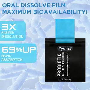 Bandes orales probiotiques OEM/ODM pour adultes, favorisant la santé intestinale, absorption rapide, détoxifiantes, amincissantes, pour la perte de poids, emballage personnalisé - Product Image 5