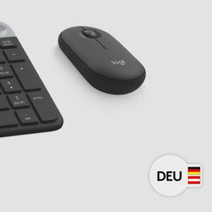 Set de Teclado y Ratón Inalámbrico MK470 Grafit 1000 DPI para Escritorio (920-009188) - Product Image 3