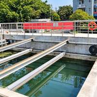 Système de récupération de boues et de mousse de surface à chaîne non métallique EP pour stations d'épuration, résistant à la corrosion