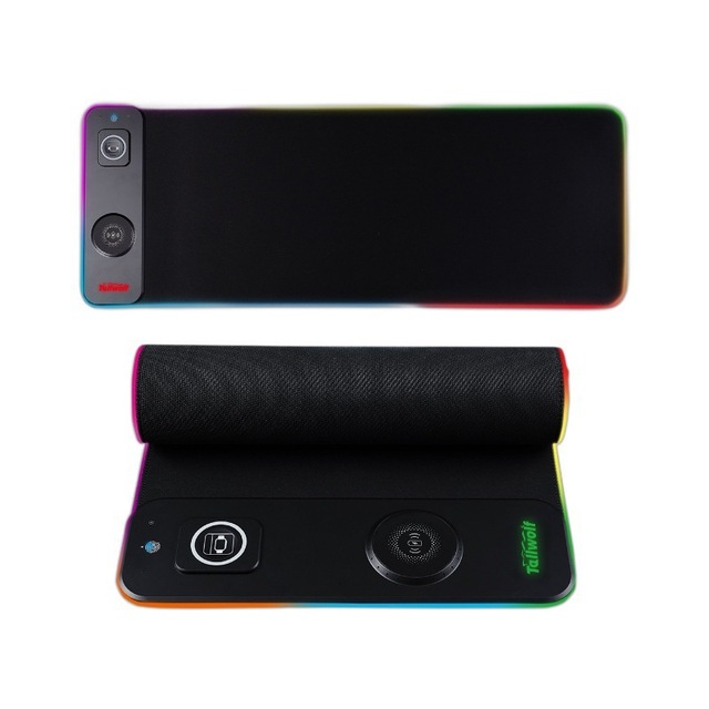 MQ 3 in 1 Wireless Charging Mouse Pad RGB Gaming Desk Mat Extended Keyboard Mouse Pad Custom Office Desk Pad