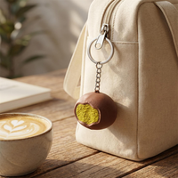 Vente chaude transfrontalière : Jouet clicker anti-stress en plastique, modèle 'Cookie de Dubaï', pour breloque de sac