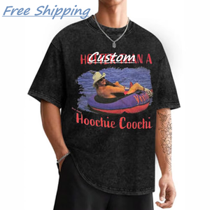 Custom Pattern Print Movie Men's Oversized Bulk Crewneck <b>Tshirt</b> 280gsm Black Cotton Free Shipping Picture <b>Plain</b> - Product Image 1